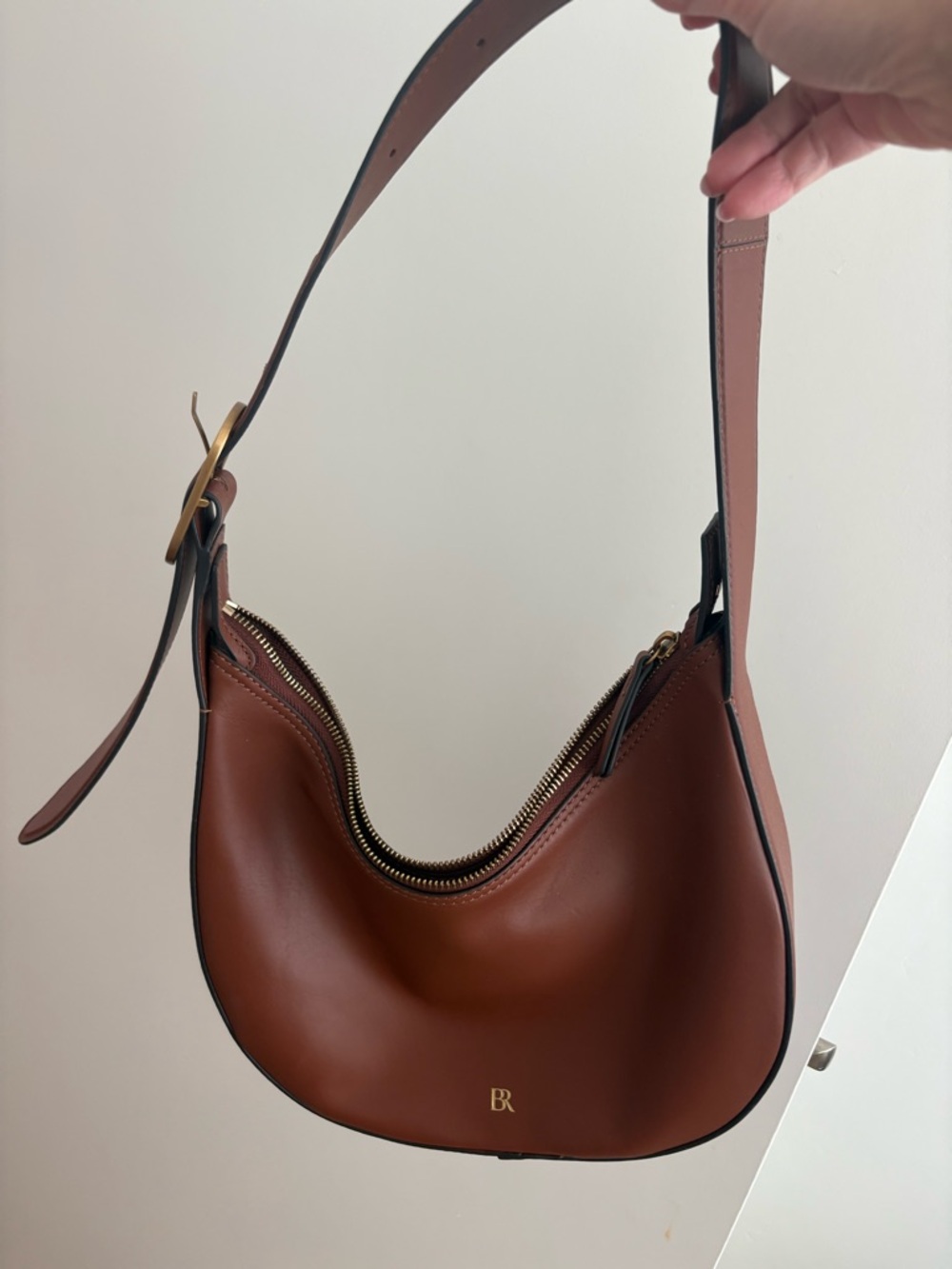Banana Republic Brown Half Moon Bag
